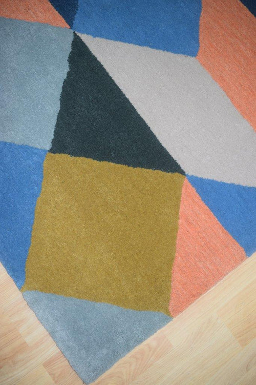 Hand Tufted Carpet,100% Cotton & 100% Wool