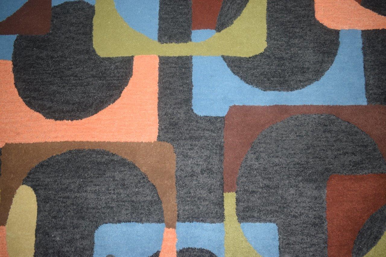 Hand Tufted Carpet, 100% Cotton & 100% Wool